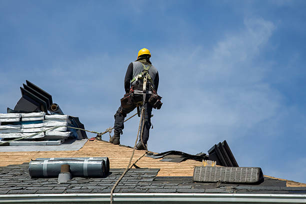 Professional Roof Replacement technician working in Saint Louis, MI